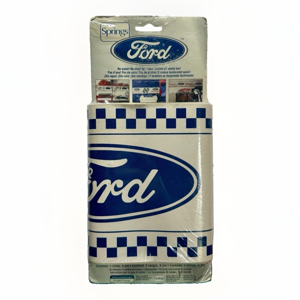 Vintage Ford Logo‎ Wallpaper Border 5 Yards Official Licensed Springs New Sealed